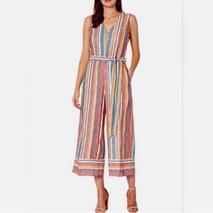 NORDSTROM ECI Wide Leg  Linen Jumpsuit